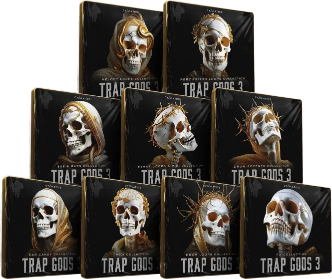 Cymatics – TRAP GODS 3 (MIDI, WAV)-soundhoard